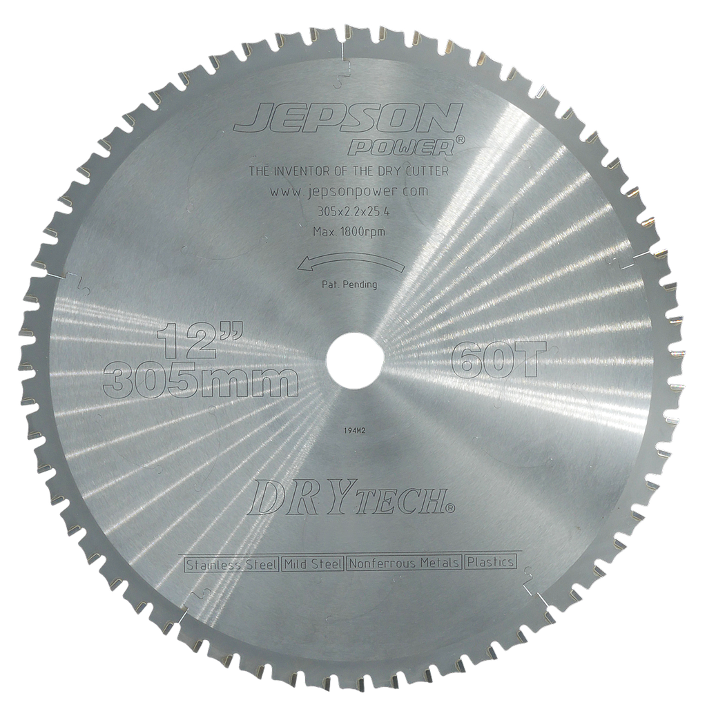 12'' Drytech® carbide tipped saw blade ø 305 mm / 60T for steel & stainless steel