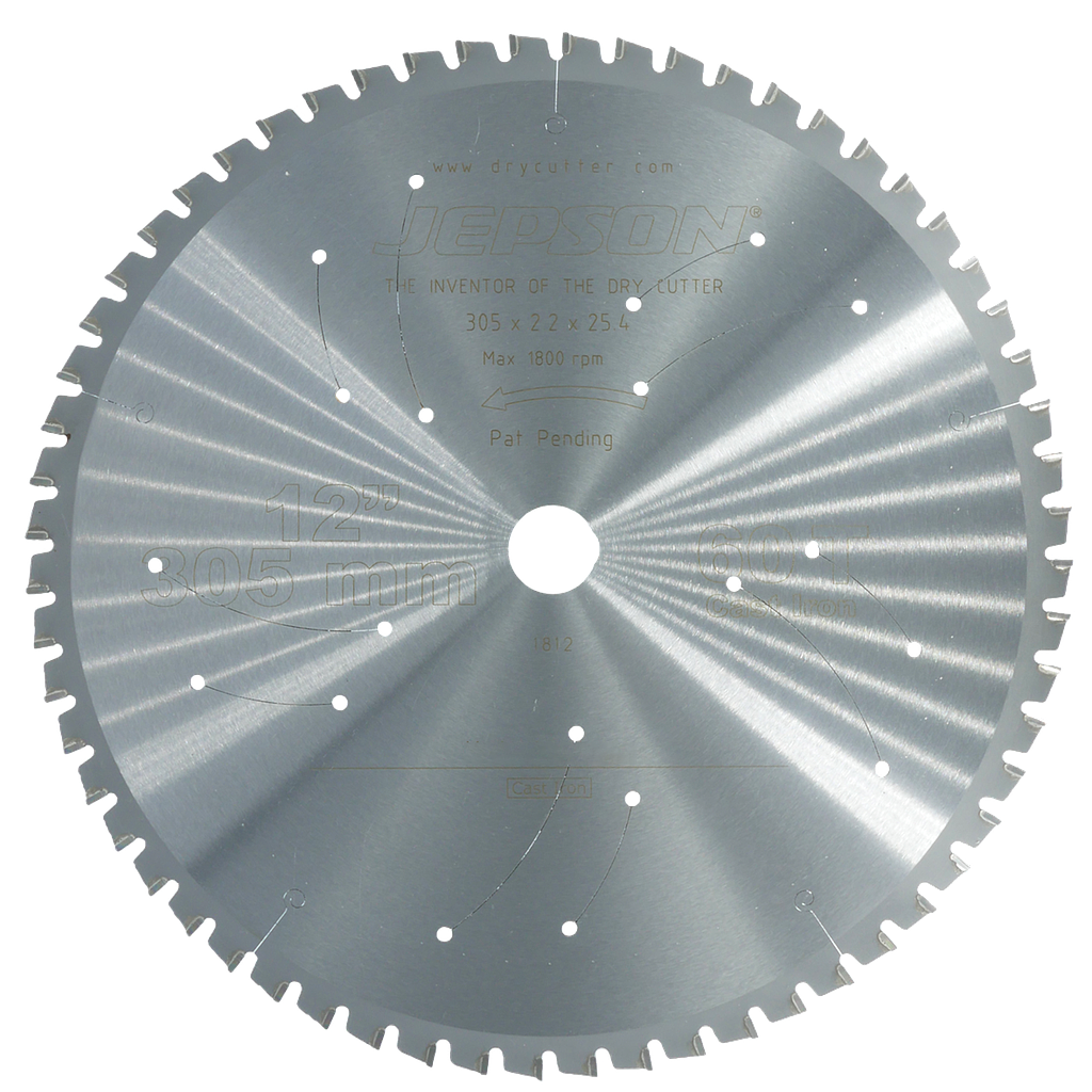 12'' Drytech® carbide tipped saw blade ø 305 mm / 60T for cast iron