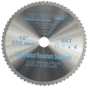[72225566] 10'' Drytech® carbide tipped saw blade LBS impact resistant ø 255 mm / 66T for steel (thin walled)