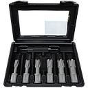 [490148] Carbide core drill set Ø30 mm 1x12, 1x14, 1x16, 1x18, 1x20, 1x22 mm + pilote pin