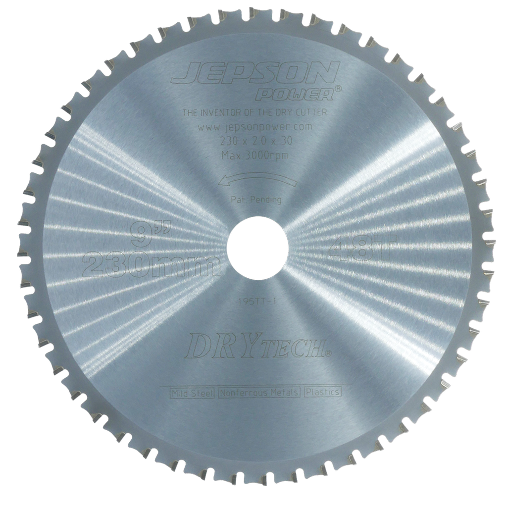 9,1'' Drytech® carbide tipped saw blade ø 230 mm / 48T for steel
