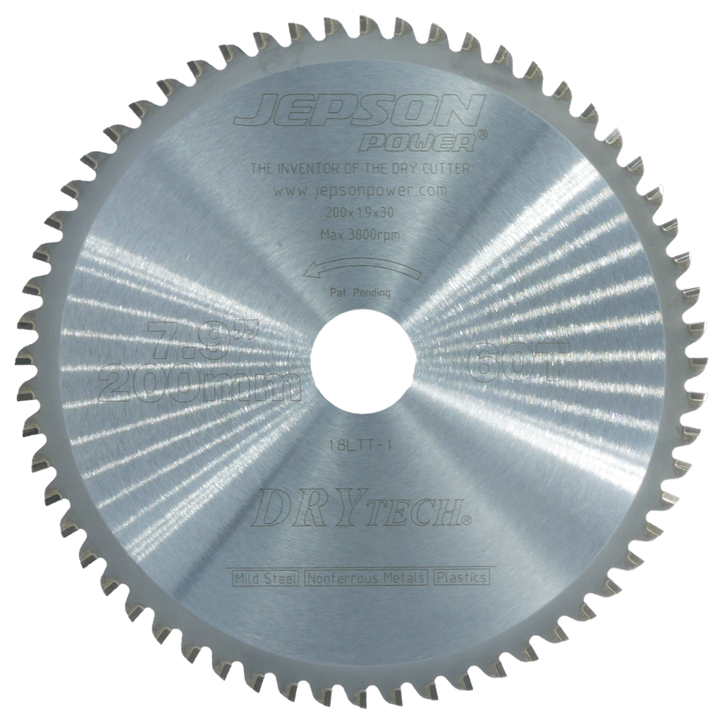 8'' Drytech® carbide tipped saw blade ø 200 mm / 60T for steel (thin walled)
