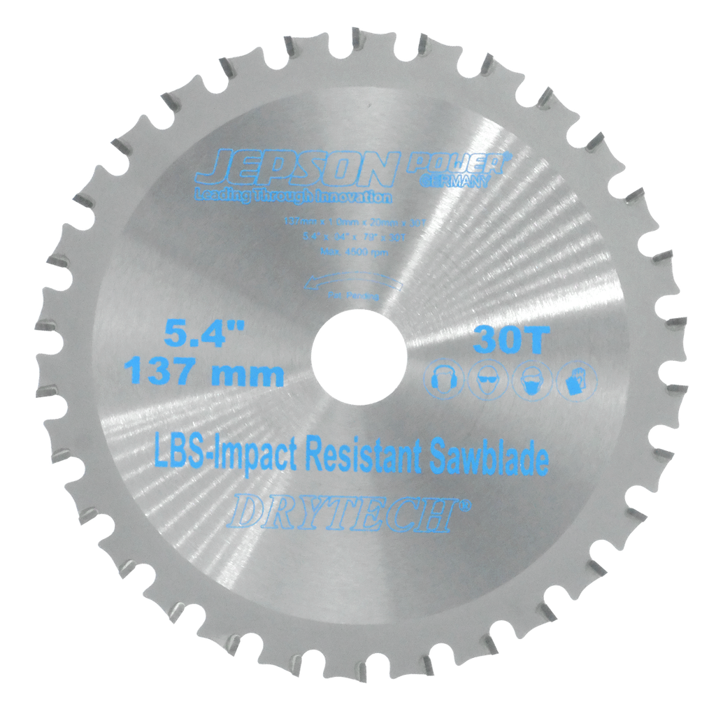 DRYTECH® LBS TCT Saw blade 137x1.0x0.8x20Hx30T impact resistant