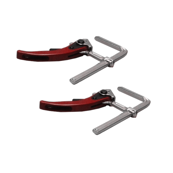 2 C-Clamps for guide rail