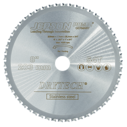 [72120354I] 8'' Drytech® carbide tipped saw blade ø 203 mm / 54T for stainless steel